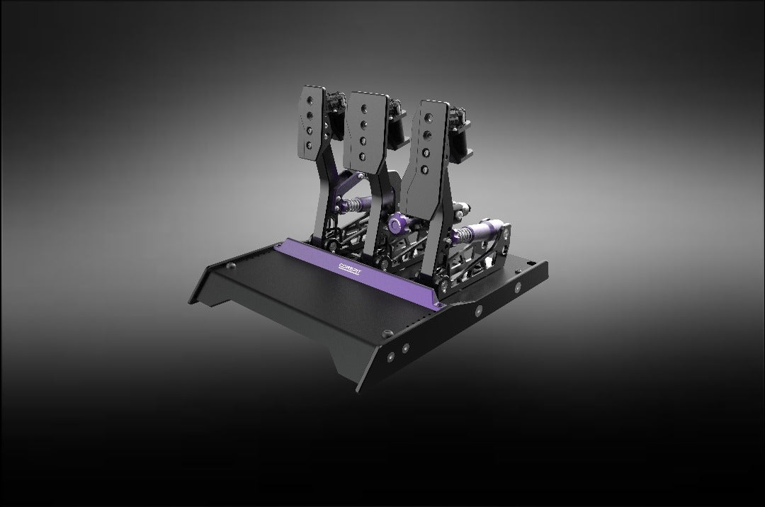 CONSPIT | Baseplate alluminio per Pedaliera idraulica sim racing CPP-Lite 2 e 3 pedali